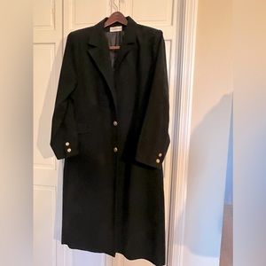Ultra Suede Coat. Black